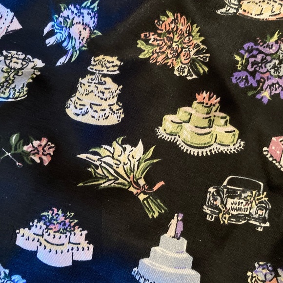 Nicole Miller Silk Bridal Robe, Small - Picture 5 of 5